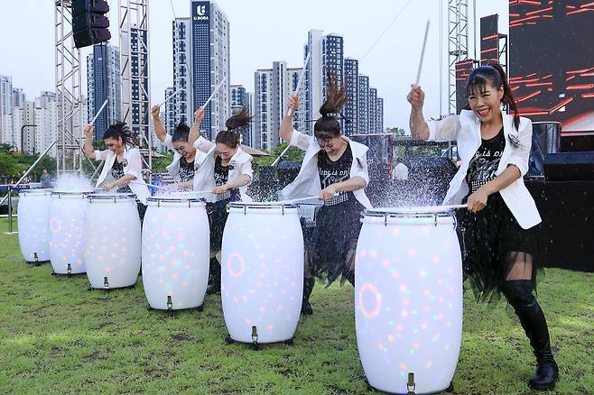 난타공연[화성시 제공]