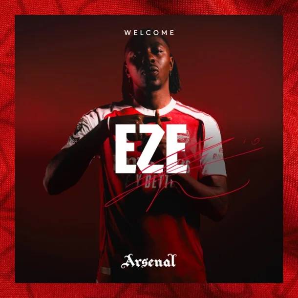 에제 영입을 공식 발표한 아스널. 아스널 공식 홈페이지