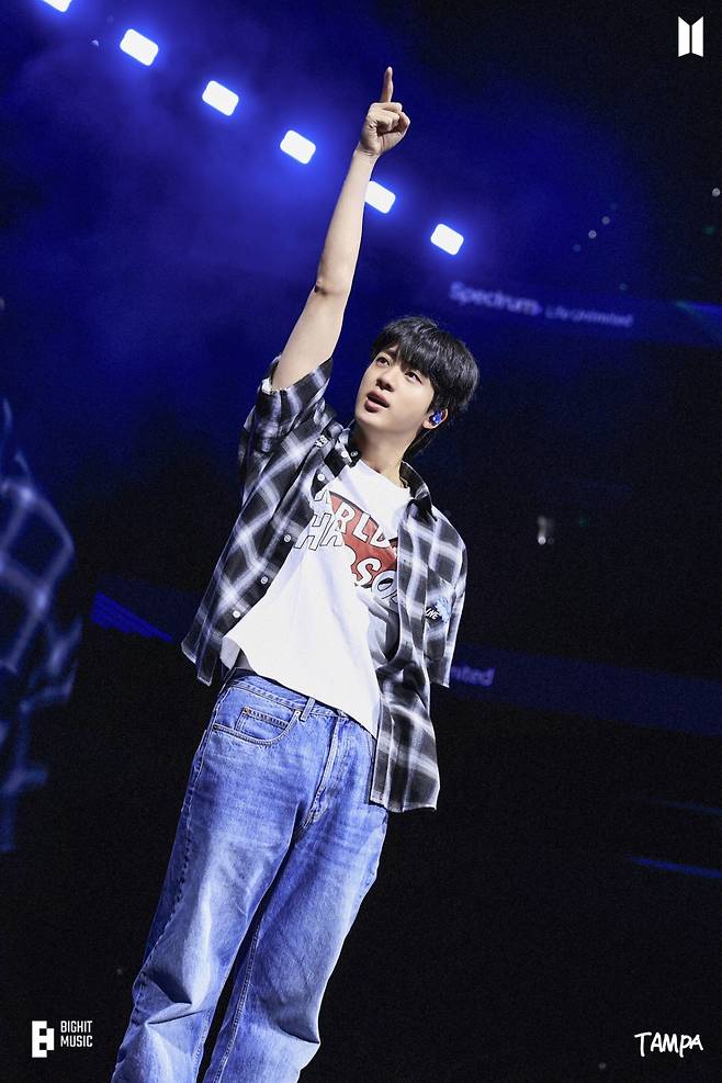 방탄소년단 진, 마이원픽 'K팝 개인부문' 77주 연속 1위