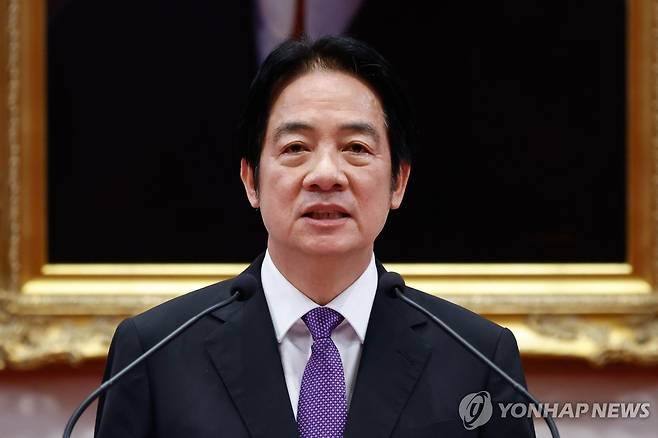 라이칭더 대만 총통 [EPA 연합뉴스 자료사진. 재판매 및 DB 금지]