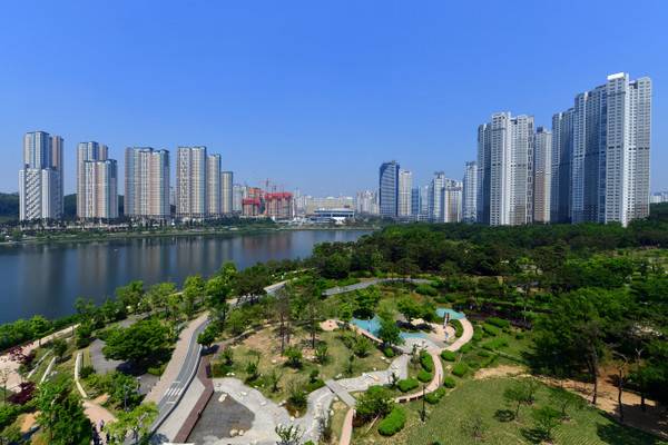 수원 광교신도시 전경. <기호일보 DB>