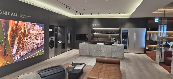 LG전자 플래그십 D5 4층 전경. /사진=이경남 기자