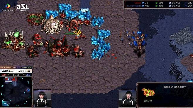 - 고석현을 고립시킨 김명운의 탄탄한 수비벽