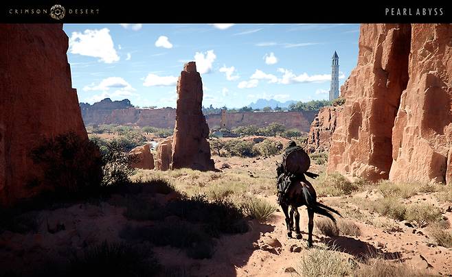 펄어비스가 ‘게임스컴 2025’ 현장에서 공개한 신작 ‘붉은사막’의 스크린 샷. 사진 | 펄어비스