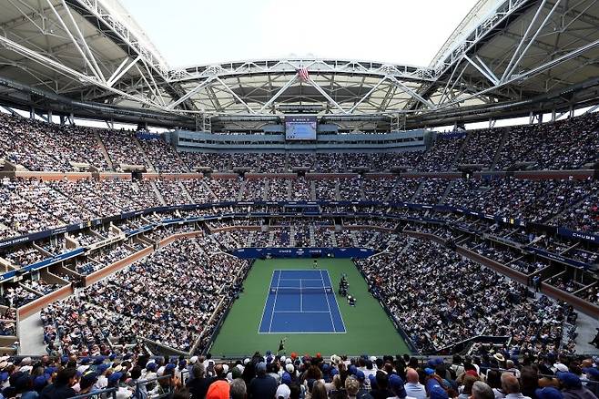 US오픈의 센터코트 아서 애시 스타디움. GettyimagesKorea