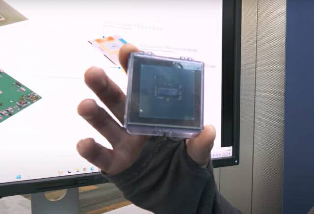인텔이 유튜브에 공개한 Arm 기반 SoC 시제품 '디어크릭 폴스'. (사진=유튜브 갈무리)