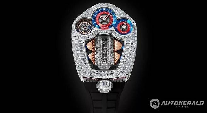 해당 시계에는 18K 화이트 골드 소재에 328개의 다이아몬드 등이 삽입됐다(출처: 제이콥 앤 코)