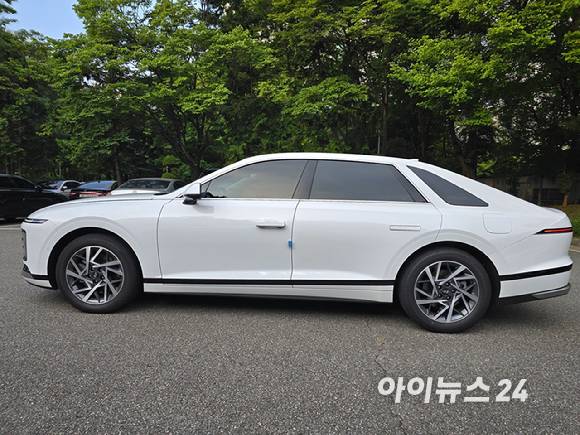 현대차 2026년형 '그랜저 LPG 3.5' 측면, [사진=김종성 기자]