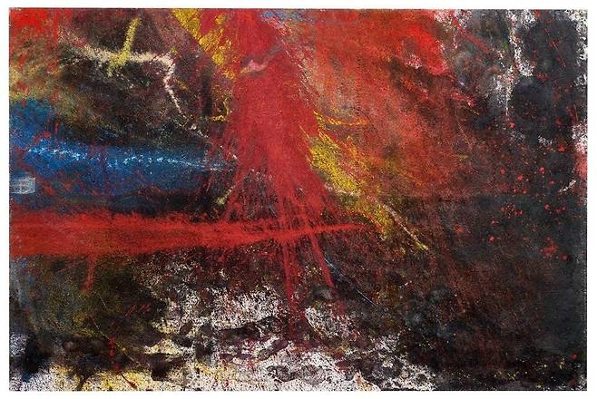 헤르만 니치 작, Schüttbild (Bayreuth Series,2021) / © Hermann Nitsch