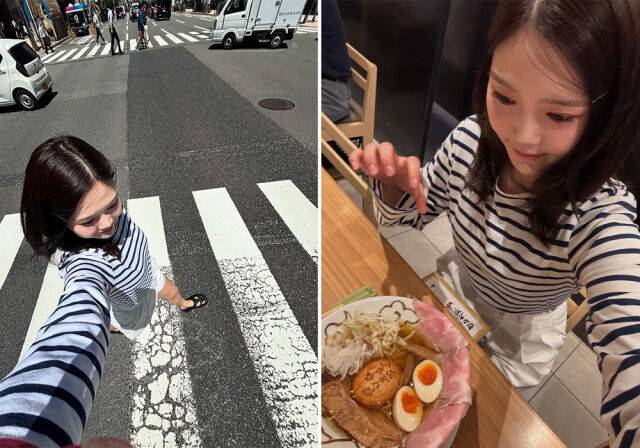 오마이걸 효정이 일본에서의 순간을 공유했다./효정 인스타그램