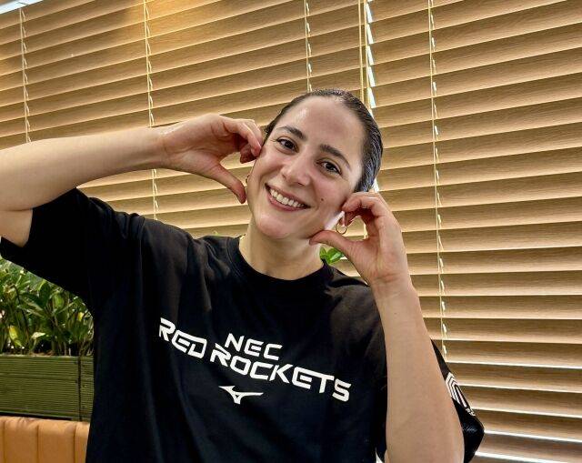 다시 한국을 찾은 지아./페퍼저축은행