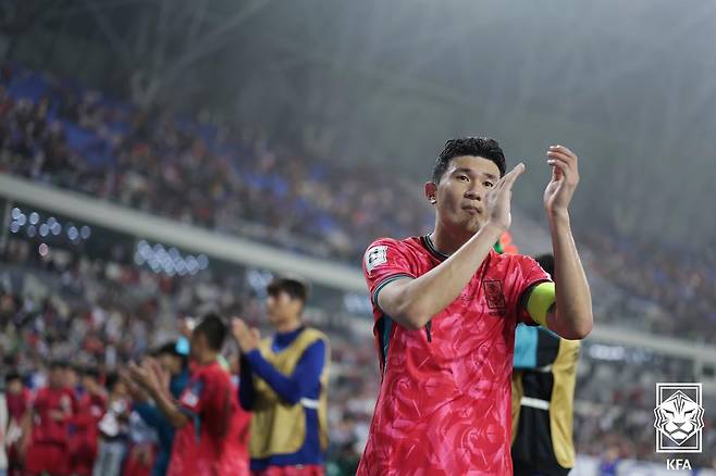 축구 국가대표팀 수비수 김민재. /사진=대한축구협회 제공