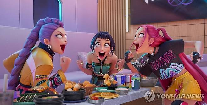 케이팝 데몬 헌터스 한 장면 [AP 연합뉴스]