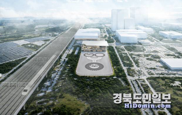 김천구미역 버티포트 조감도.