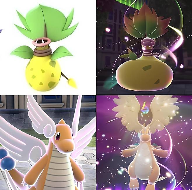 - 유출본과 거의 유사한 디자인으로 출시된 메가진화 포켓몬들