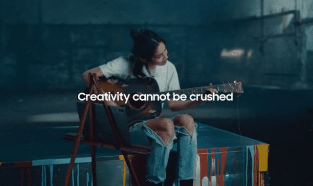 삼성 언크러쉬 광고 (사진=삼성전자 유튜브 캡쳐)