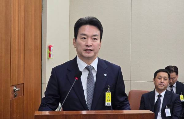 ▲2025년 8월 26일 국회 과학기술정보방송통신위원회에 출석한 박장범 KBS 사장. 사진=미디어오늘