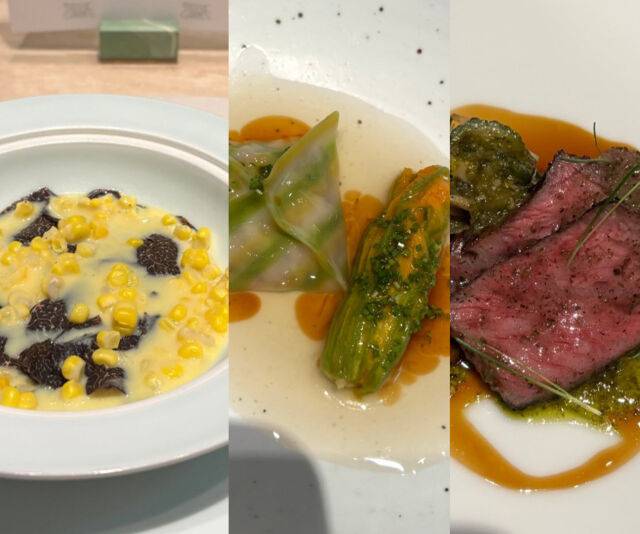 빠니보틀이 미슐랭 음식을 먹고 천상의 맛이라 표현했다. / 빠니보틀 소셜미디어