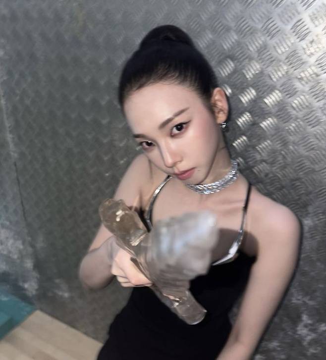 [서울=뉴시스] 그룹 에스파 멤버 카리나. (사진=카리나 인스타그램 캡처) 2025.08.25. photo@newsis.com *재판매 및 DB 금지