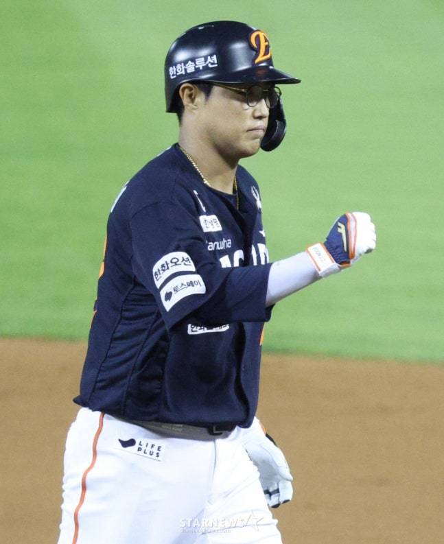 한화 채은성. /사진=김진경 대기자