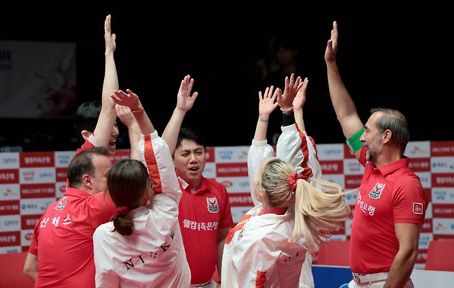 역전 우승을 차지한 웰컴저축은행 [PBA 제공. 재판매 및 DB 금지]