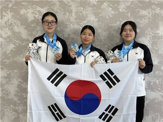 (왼쪽부터) 양지인, 남다정, 오예진 [대한사격연맹 제공. 재판매 및 DB 금지]