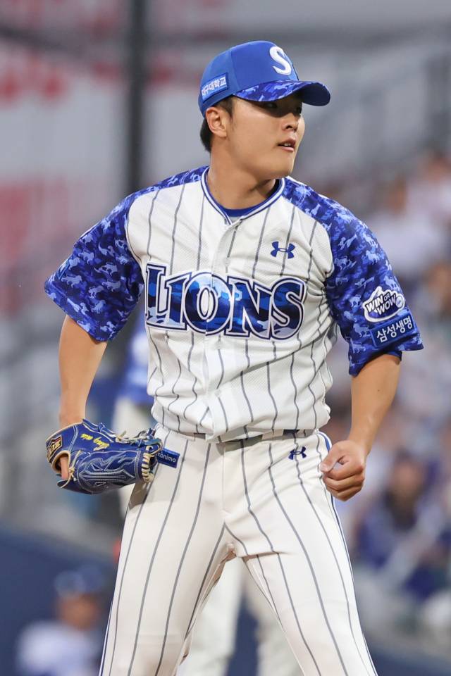 삼성 라이온즈의 이승민. 삼성 제공