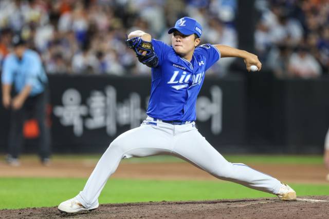 삼성 라이온즈의 이승민. 삼성 제공