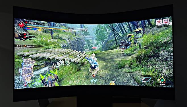 ▲ 21:9를 지원하는 몬스터헌터: 썬브레이크 (클릭 시 확대됩니다)