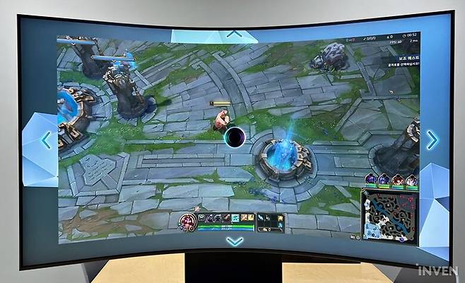 ▲ 화면이 너무 크다면 마음대로 축소할 수도 있었습니다