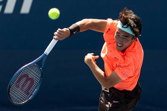 홍콩 테니스 역사상 메이저대회 남자 단식 첫 승을 올린 나달의 제자 웡. [로이터=연합뉴스]