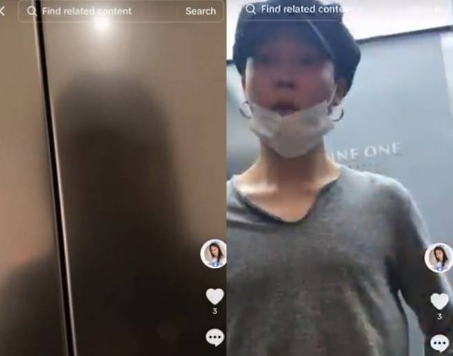 배우 송다은이 그룹 방탄소년단(BTS) 지민의 모습이 담긴 영상을 공개하며 재차 열애설에 불을 지폈다. /사진=SNS 캡처