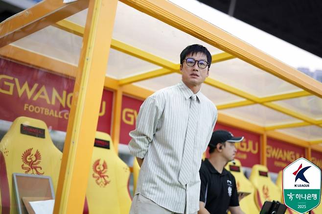 이정효 광주 감독. 한국프로축구연맹 제공
