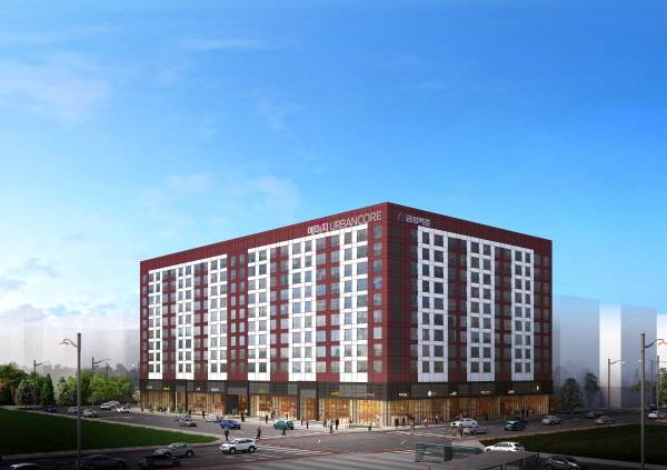 [▲금성백조주택, '대전 관평 예미지 어반코어' 투시도]