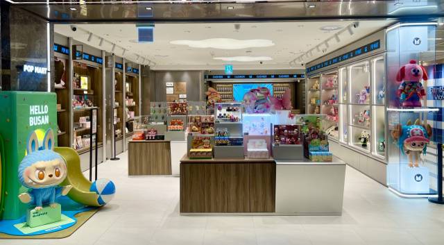 신세계 센텀시티 팝마트(POP MART) 매장. 연합뉴스