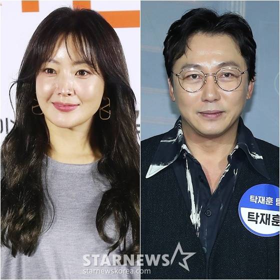 김휘선(왼쪽)과 탁재훈 /사진=스타뉴스