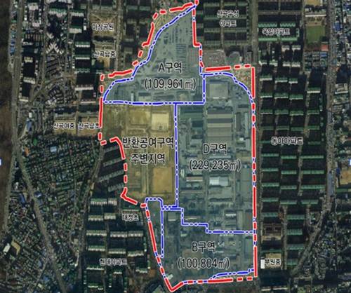 캠프마켓 반환 부지 위치도 [인천시 제공. 재판매 및 DB 금지]
