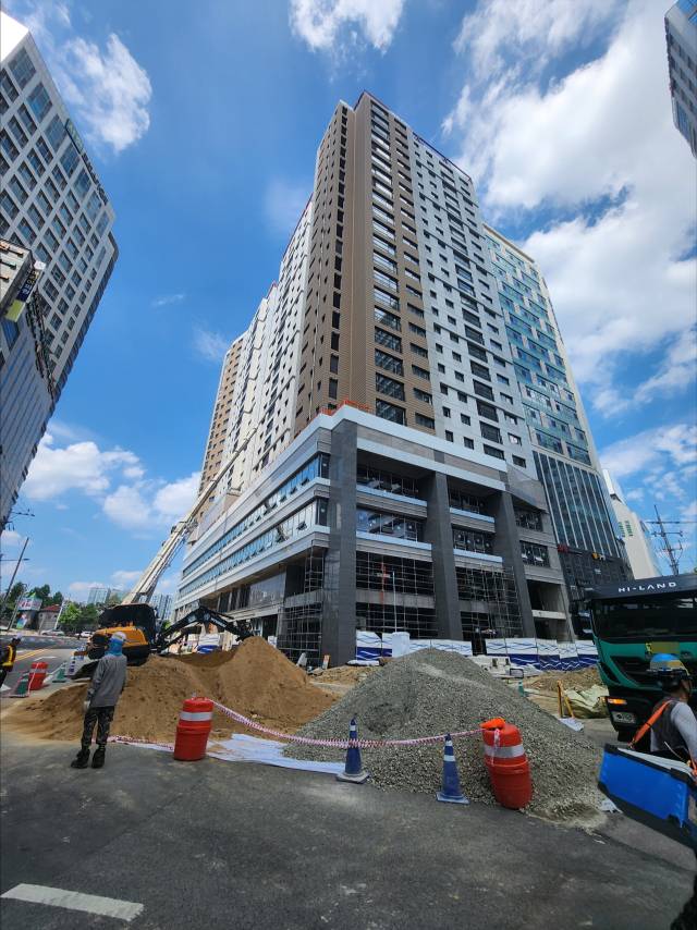 대구 동구 한 건설 현장 전경. 이통원 기자. tong@imaeil.com