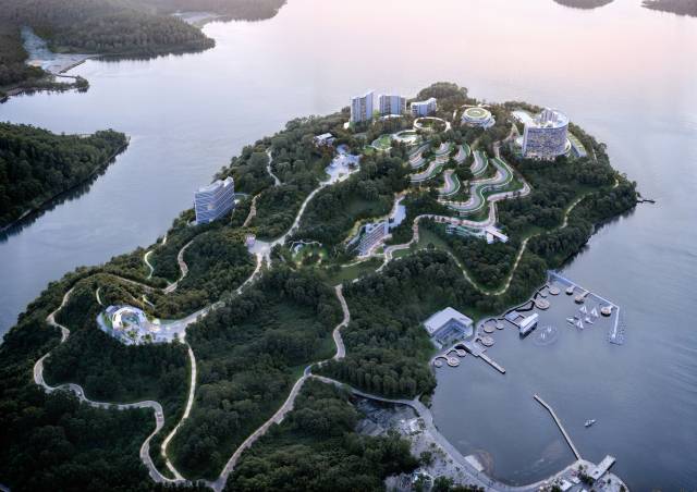 통영 도산관광단지 조감도./경남도/