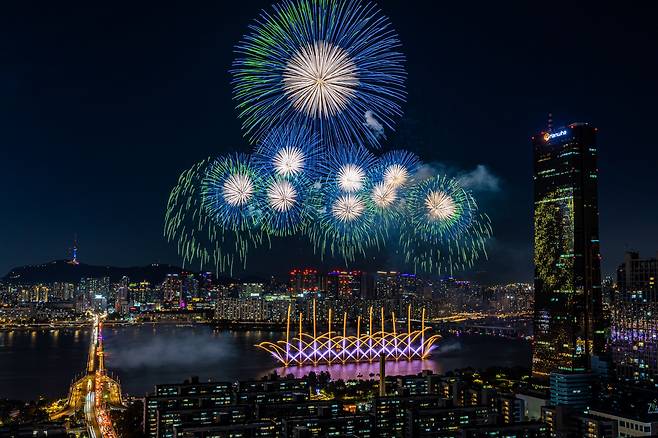 서울 세계 불꽃축제. / 한화 제공