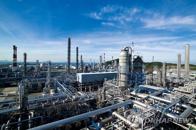 대산 석유화학단지 전경. 연합뉴스.
