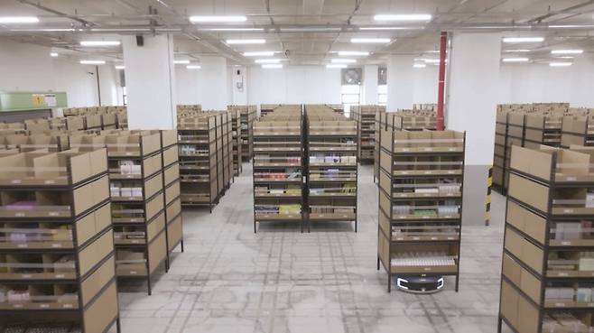 군포 풀필먼트 센터 CJ대한통운 제공