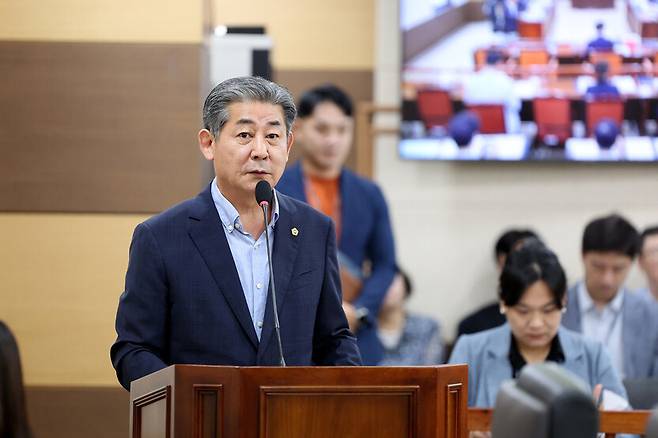 정해권 인천시의장. 인천시의회 제공