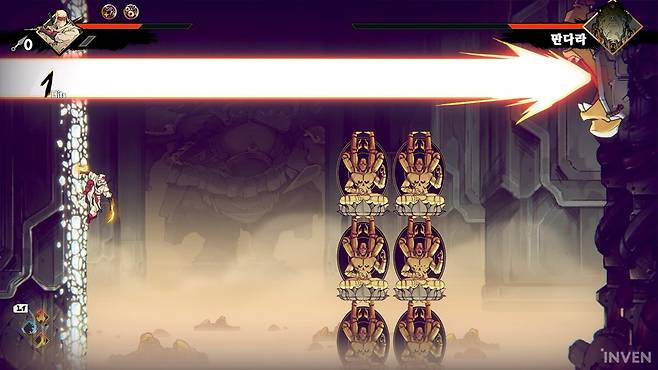 ▲ 인간형, 거대 보스 모두 존재한다. 불상 공격은 과거 시리즈 팬이라면 기억할 수도