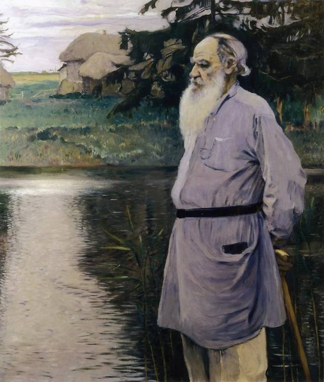 미하일 네스테로프 <레프 톨스토이>(1907) / 출처. artchive.ru