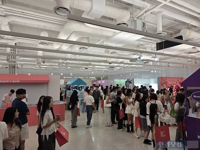 28일 서울 성수동에서 열린 무신사 뷰티페스타 현장./사진=박수림 기자