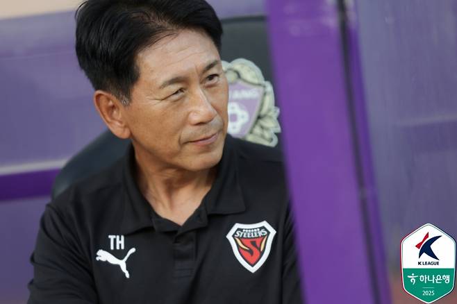 박태하 포항 스틸러스 감독. 한국프로축구연맹 제공