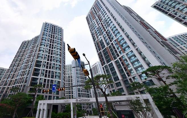 서울 강동구 고덕지구 대단지인 ‘고덕 아르테온’ [네이버 거리뷰]