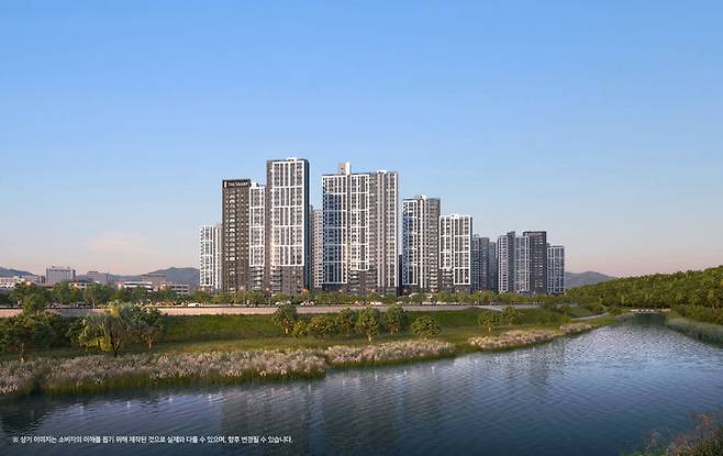 더샵 신문그리니티 2차 투시도. (사진=포스코이앤씨 제공) *재판매 및 DB 금지