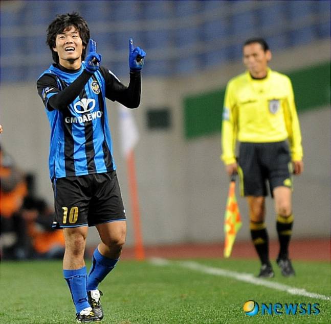인천 유나이티드 시절 유병수. /사진=뉴시스